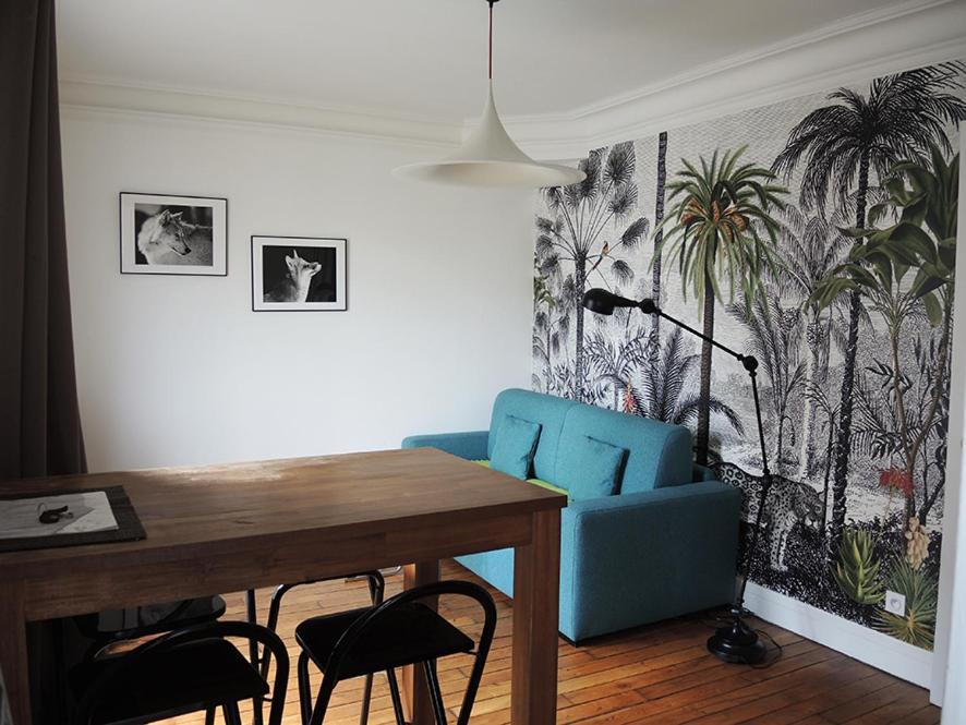 2 Pieces Avec Balcon Plein Sud Apartment Paris Luaran gambar